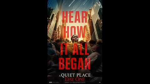 A QUIET PLACE DAY ONE OFFICIAL TRAILER (2024) #lupitanyongo #JosephQuinn #horror