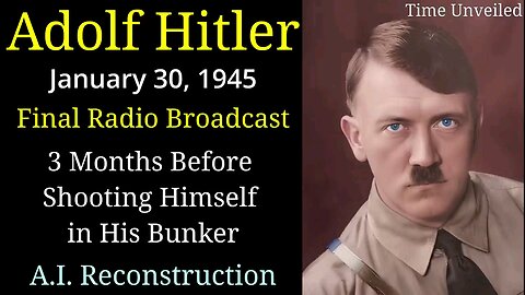 Hitler's Speech On January 30, 1945