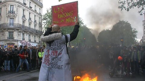 France: Fierce clashes in Paris during Labour Day march against pension reform - 01.05.2023