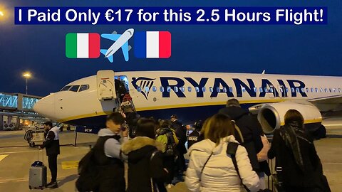 ‎€‎17 RYANAIR Bari to Paris: Cheap, Efficient & On-time ✈️