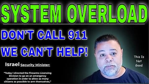 MAD MAX! - Residents Told NOT TO CALL 911 Because The System Is Overloaded