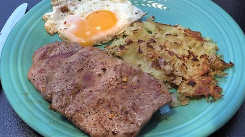 Minute Steak Recipe | Lone Star Grillz Flat Top Breakfast