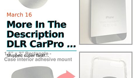 More In The Description DLR CarPro - 360 Degree Universal Car Mount Phone Holder - Premium Magn...