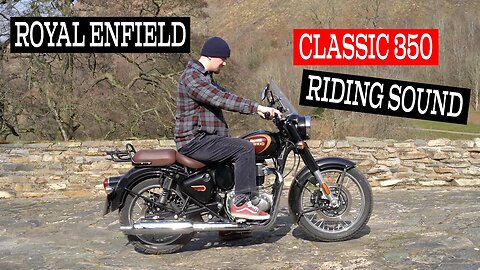 Royal Enfield Classic 350 Riding Sound! This Modern Classic Motorcycle Sounds Better Than You Think!