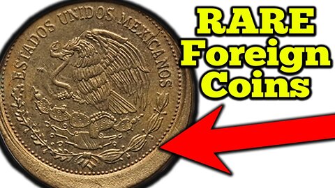 10 Foreign Coins That Are Worth Money - Philippine and Mexico World Coins!