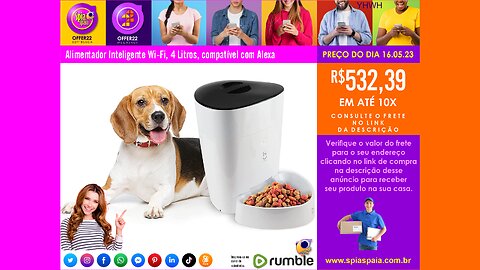 Alimentador inteligente para Pets