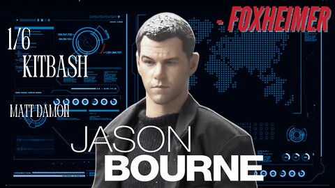 1/6 scale Jason Bourne custom Kitbash the Bourne Supremacy no Hot Toys Matt Damon