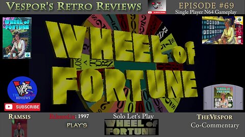 Wheel of Fortune (N64) | Nintendo 64 | Review, Thoughts and Full Playthrough | Game Show Series