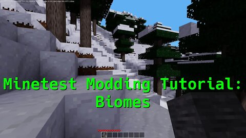 Minetest Modding Tutorial: Biomes