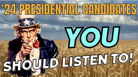 '24 Presidential Candidates You Should Listen To (or, at least hear from)!