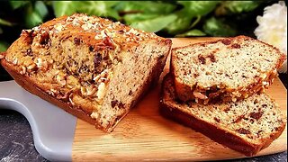 Healthy and Tasty Banana Bread Recipe! Perfect for Breakfast, Gluten Free!