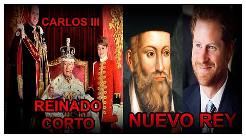 LA PROFEZIA DI NOSTRADAMUS PREVEDE LA FINE DEL REGNO DI RE CARLO III DEL REGNO UNITO INGLESE NEL 2024-2025..LA PROFEZIA ERA SUL 2022 QUINDI NON SI è REALIZZATA QUELLA E NOSTRADAMUS ERA UN CIARLATANO OVVIO