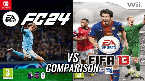 EA FC 24 Nintendo Switch Vs FIFA 13 Wii