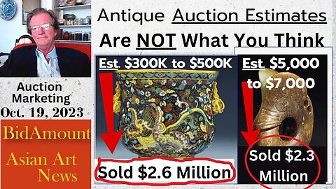 Antique Auction Estimates, Usually Wrong & Not What You Think They Are!
