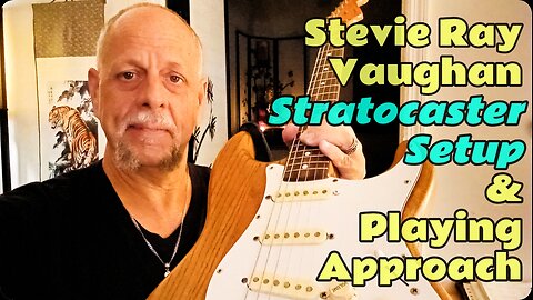 Stevie Ray Vaughan Stratocaster Guitar Setup and Playing Approach, Brian Kloby Guitar