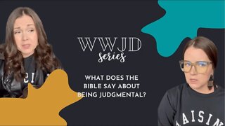 WWJD: being judgmental