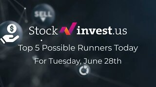 Top 5 Stocks to TRADE Today! (28th of June)