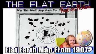 Flat Earth Map from 1907