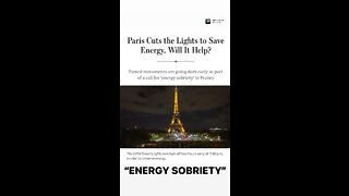 Paris “Energy Sobriety”
