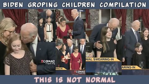 Rumble Took This Down - Biden Swearing In Senator - C SPAN Footage