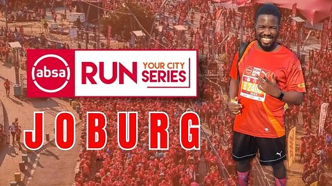 I did the ABSA Run Your City, Joburg #absarunyourcity