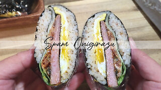 How to make a super easy & delicious spam onigirazu