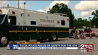 Tulsa Police focus on safety for the 4th