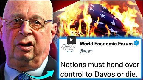 Klaus Schwab Hails Arrival of 'New World Order' As WEF Seizes Control of Nations