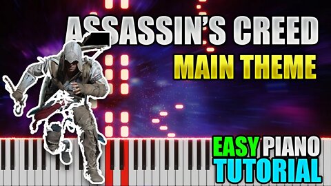Assassin's Creed 3 - Main Theme | Easy Piano Tutorial