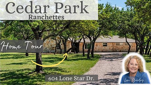 Acre Lot Home Tour: 604 Lone Star Drive in Cedar Park | Exquisite Living Space!