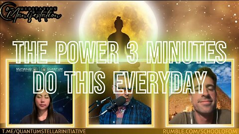 THE POWER 3 MINUTES OF WILD, PRIMAL CHI, DO THIS EVERYDAY -SCHOOL OF OM