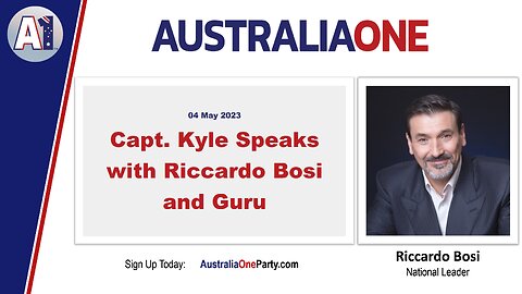 AustraliaOne Party - Capt. Kyle Speaks with Riccardo Bosi and Guru
