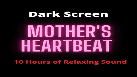 Mothers Heartbeat to Put Baby to Sleep Over 10 Hours