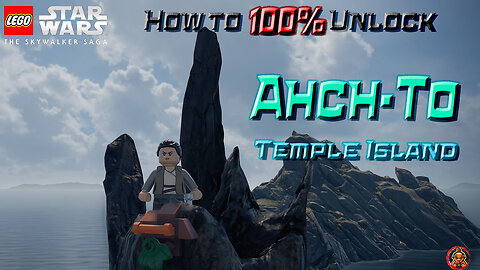How to 100% Ahch-To - Temple Island. LEGO: Starwars The Skywalker Saga. All Collectibles.