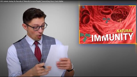 CDC Admits Having No Records of 'Naturally Immune People' Transmitting Virus | Facts Matter