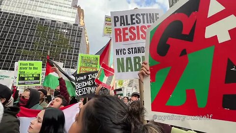 "From New York to Palestine, Globalize the Intifada!": Militant Palestinian, Communist Groups Rally