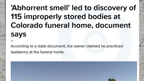 Owner claims he practiced taxidermy at funeral home where improperly stored bodies were found