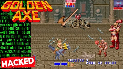 GOLDEN AXE (ARCADE) [HACKED GAMEPLAY PLAYTHROUGH LONGPLAY]