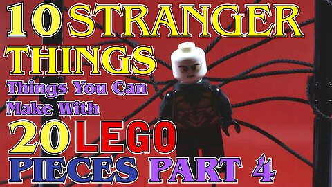 10 Stranger Things things you can make with 20 Lego pieces Part 4
