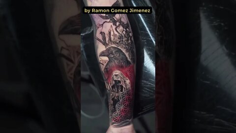 Stunning work by Ramon Gomez Jimenez #shorts #tattoos #inked #youtubeshorts