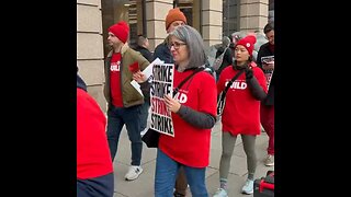 The union reveals that hundreds of Washington Post employees have embarked on a 24-hour walkout