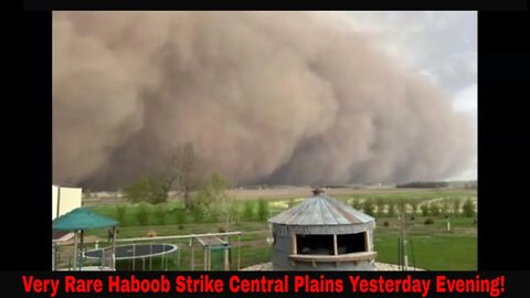 Very Rare Haboob Strikes The U.S. Central Plains Yesterday Evening May 12th 2022!