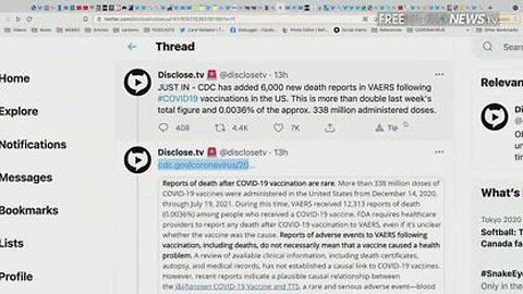 CAUGHT! CDC Just DELETED 6,000 COVID "VAX" Deaths From Their Own Website! - 7/23/21