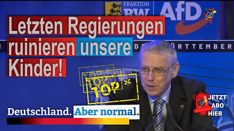 Letzten Regierungen ruinieren unsere Kinder!