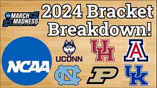 March Madness 2024 Bracket Breakdown/Previewing the 2024 NCAA Tournament! #cbb