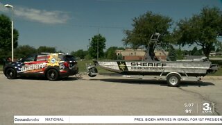 Douglas County Sheriff's Office unveils new boat designed for flood response
