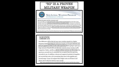 MICROWAVE WEAPONS AT 60 HERTZ 60 HERTZ (5G) WILL COOK YOU 1985 CNN