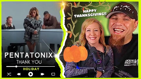 PENTATONIX "Thank You" - Happy Thanksgiving! // Audio Engineer & Wifey React