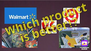 Opening Walmart and Target Pokémon Products to see which has the better deals. Pokémon Cards.