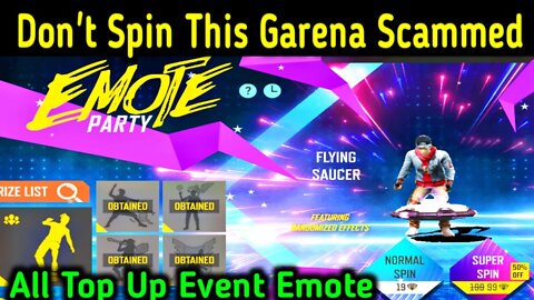 Free Fire New Event || New Event Free Fire || Free Fire Emote Party Event - Rock Munna Gaming